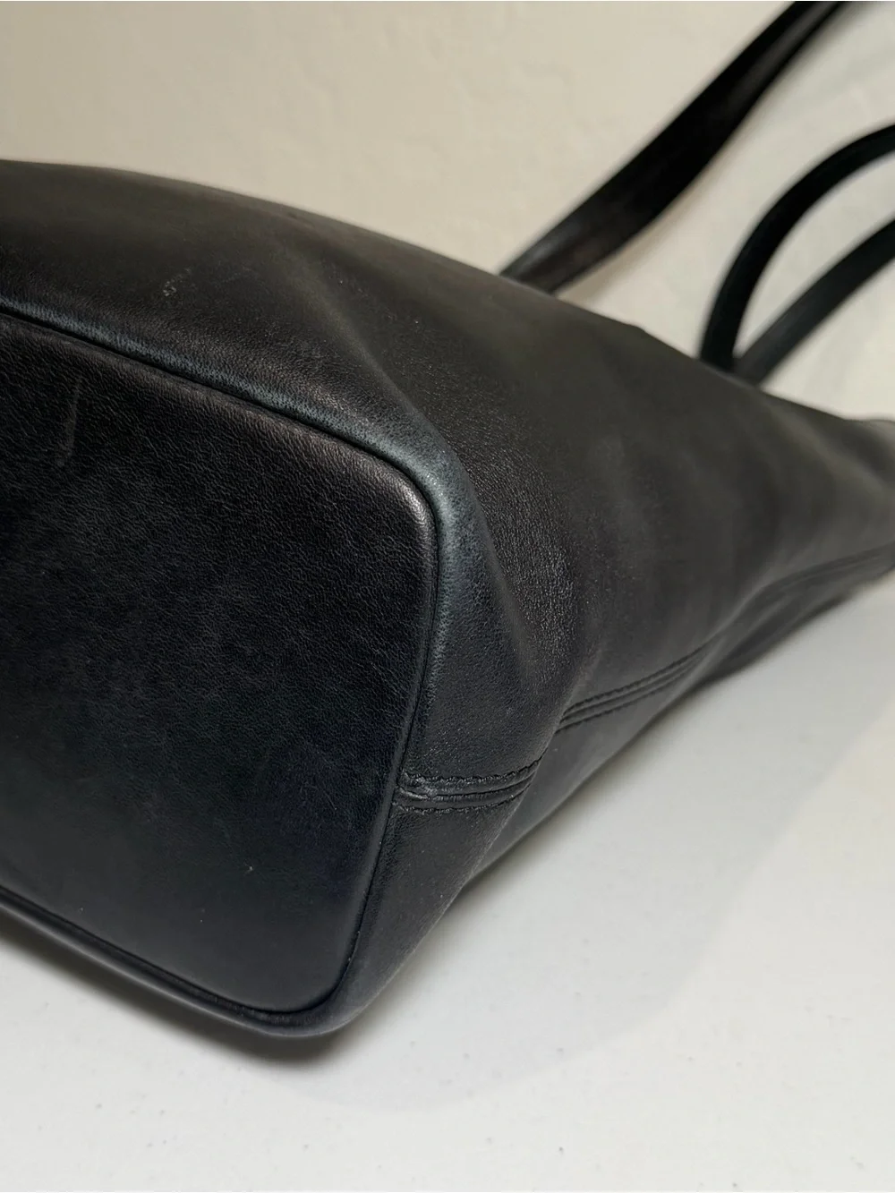 Coach Legacy Black Leather Bucket Bag Vintage